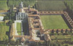 Veduta aerea della Certosa di Pavia