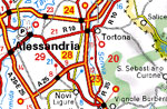 mappa di Alessandria