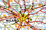 mappa di Milano