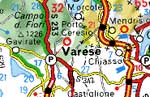mappa di Varese