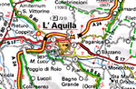 Mappa di L'Aquila