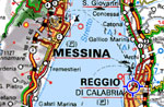 Mappa di Messina