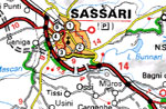 Mappa di Sassari
