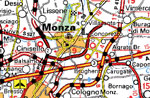 Mappa di Monza