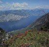 Veduta dell'alto Lago di Garda a Trento