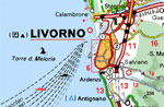 Mappa di Livorno