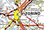 Mappa di Torino