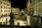 Il centro di Ancona di sera
