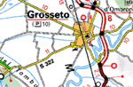 Mappa di Grosseto