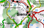 mappa di Siena