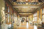 arte all'interno Galleria degli Uffizi a Firenze 