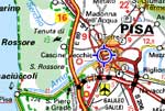 Mappa di Pisa