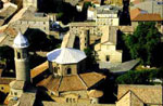 Basilica di San Vitale a Ravenna vista dall'alto