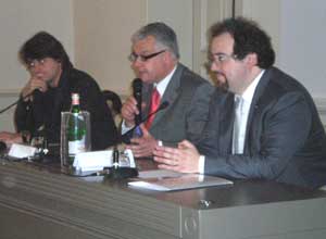 Tiziano Aglieri Rinella, Raffaello Zanini e Guerrino Lanci al convegno HOTEL EXPERIENCE di PLANETHOTEL.NET