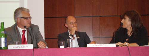 Raffaello Zanini, Luca Colombo e Simona Finessi al Convegno HOTEL EXPERIENCE di PLANETHOTEL.NET a Napoli