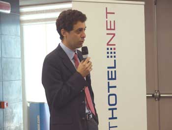 Nico Torrisi Presidente URAS Federalberghi Sicilia al Convegno HOTEL EXPERIENCE di PLANETHOTEL.NET