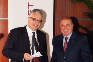 Raffaello Zanini di PLANETHOTEL.NET e Ing. Claudio Branz di Miele Professional