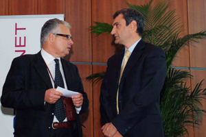 Raffaello Zanini di PLANETHOTEL.NET e Stefano Sinigaglia di Teuco