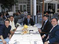 I partecipanti al seminario durante il lunch