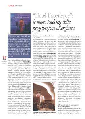 GSA articolo HOTEL EXPERIENCE