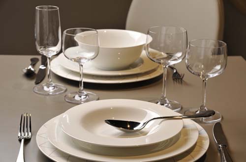 Arredo tavola per hotel